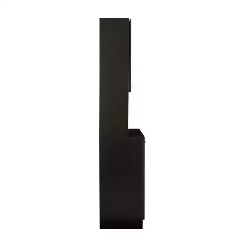 Meuble de cuisine, armoire de rangement garde-manger avec 6 portes, 1 étagère ouverte et 1 tiroir