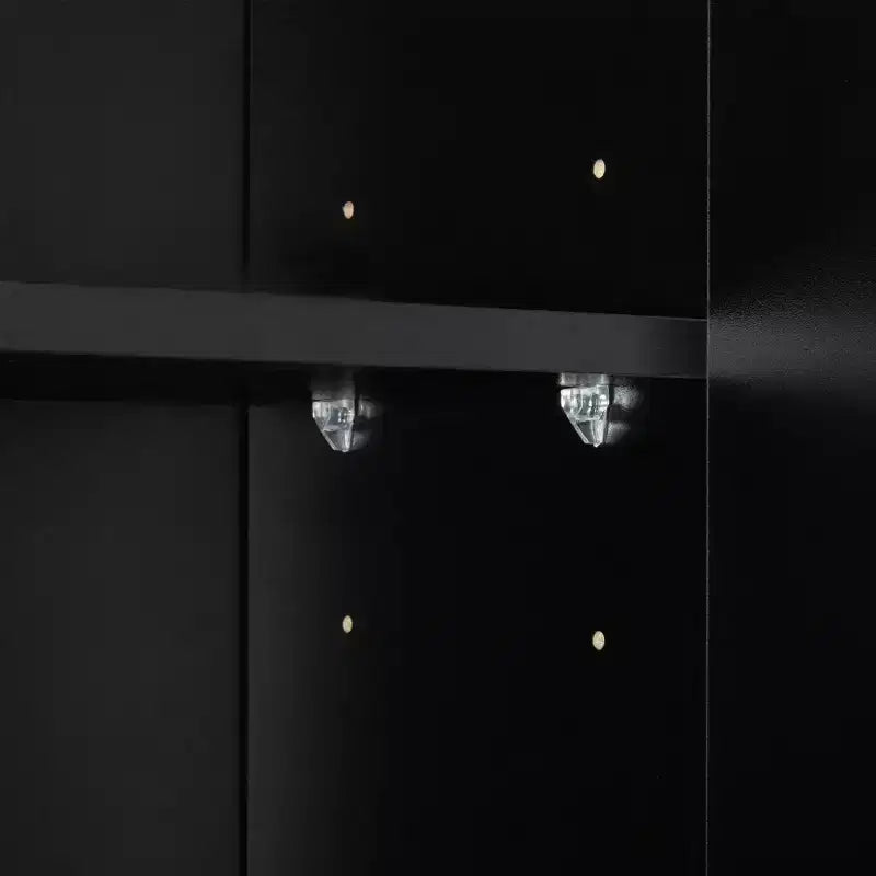 Meuble de cuisine, armoire de rangement garde-manger avec 6 portes, 1 étagère ouverte et 1 tiroir