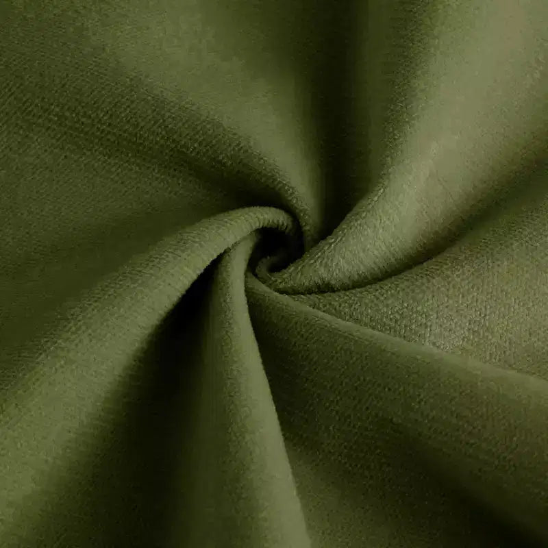 Canapé Moderne 2 Places en Velours à Accoudoirs Ronds avec Coussins