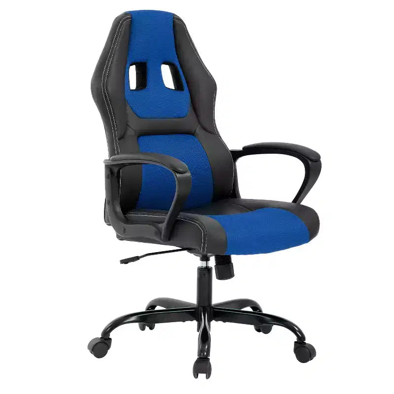 Chaise de bureau gamer avec support lombaire et hauteur réglable