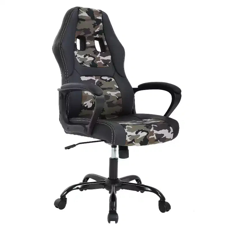 Chaise de bureau gamer avec support lombaire et hauteur réglable