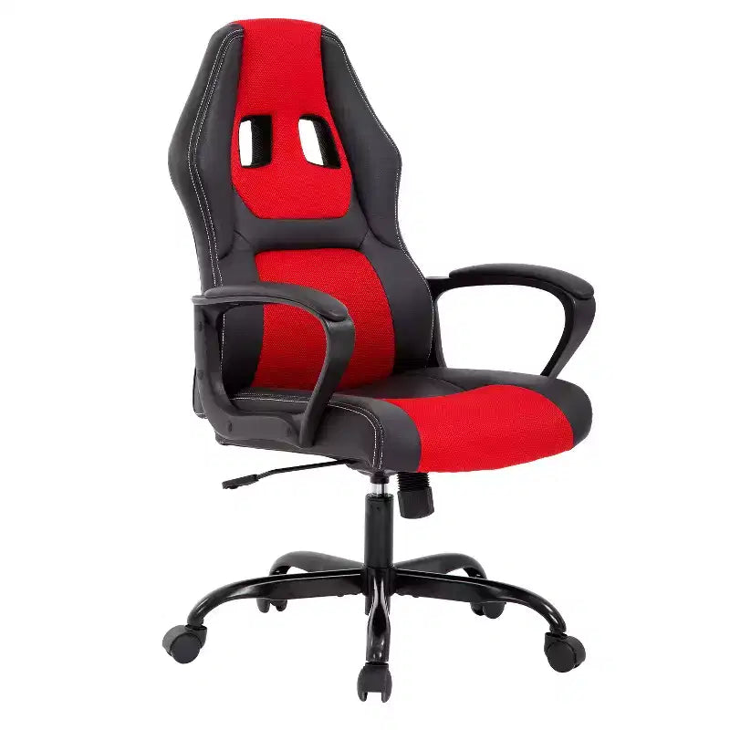 Chaise de bureau gamer avec support lombaire et hauteur réglable