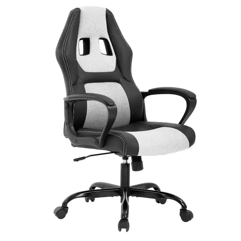 Chaise de bureau gamer avec support lombaire et hauteur réglable