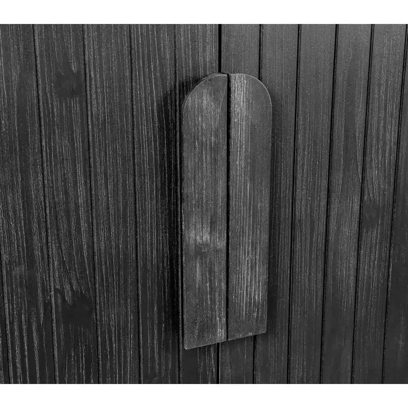 Bahut Campagnard Courbé Vintage Grandes Poignées en Bois