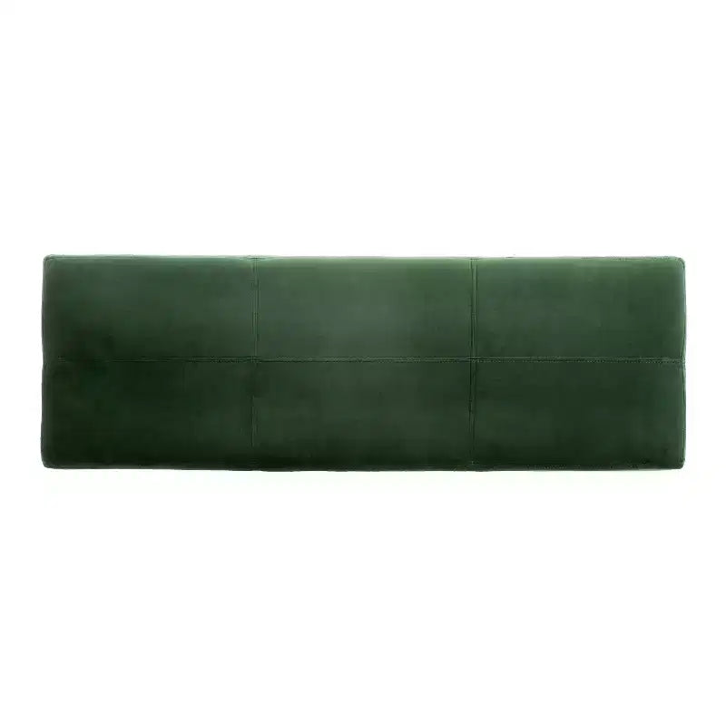 Pouffe de rangement rembourré en velours