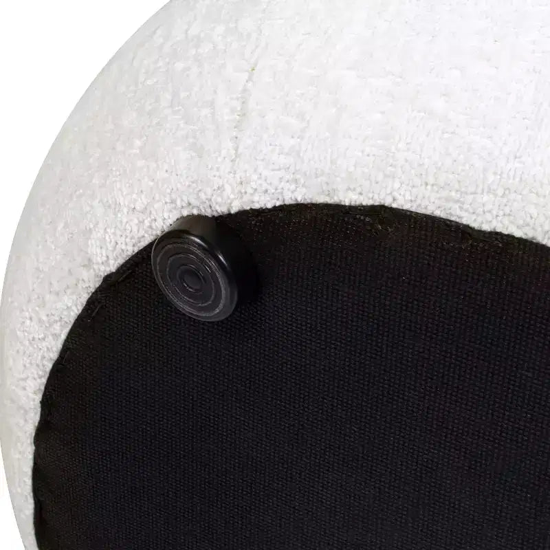 Pouf bas rembourré