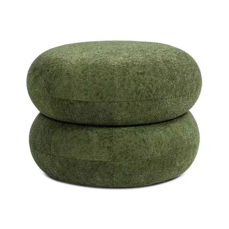 Pouf bas rembourré