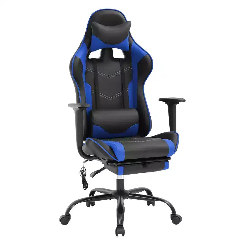 Chaise de bureau de jeu de course massante avec massage