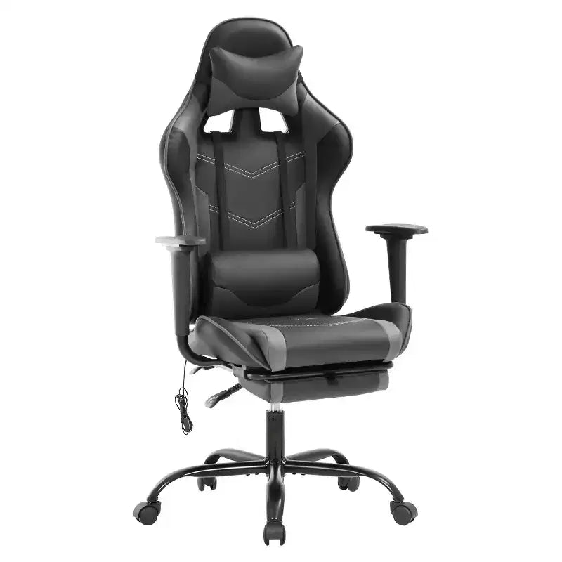 Chaise de bureau de jeu de course massante avec massage