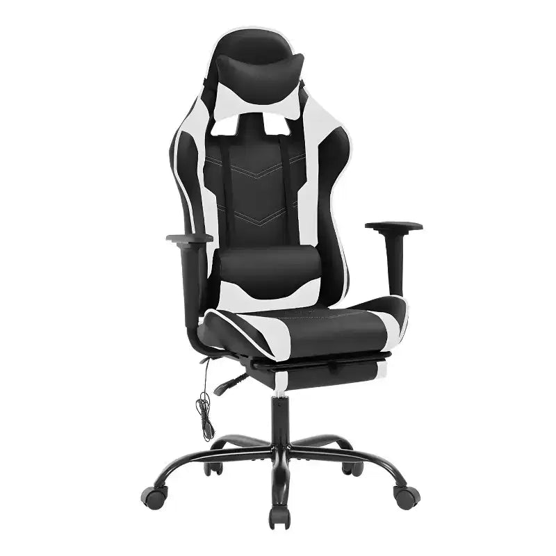 Chaise de bureau de jeu de course massante avec massage