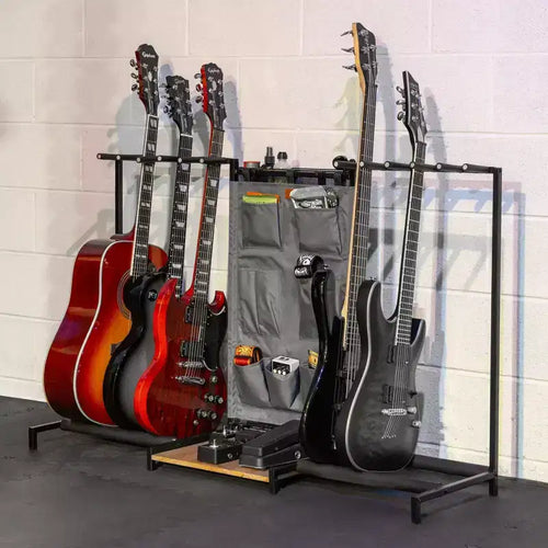 StoreYourBoard Headliner 10-Slot Guitar Rack | Gray