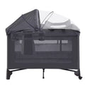 3 in 1 Baby Bassinet, Bedside Crib Sleeper, Diaper Changer, Crib with Detachable Mosquito Net &amp; Bottom Storage for Newborn to Toddles