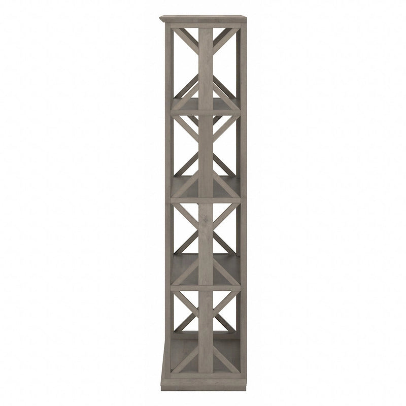 Homestead 4 Shelf Farmhouse Bookcase by Bush Furniture
