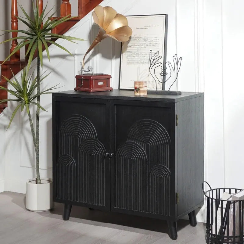 30 Accent Cabinet Wood Storage Buffet Cabinet for Living Room Bedroom or Entryway
