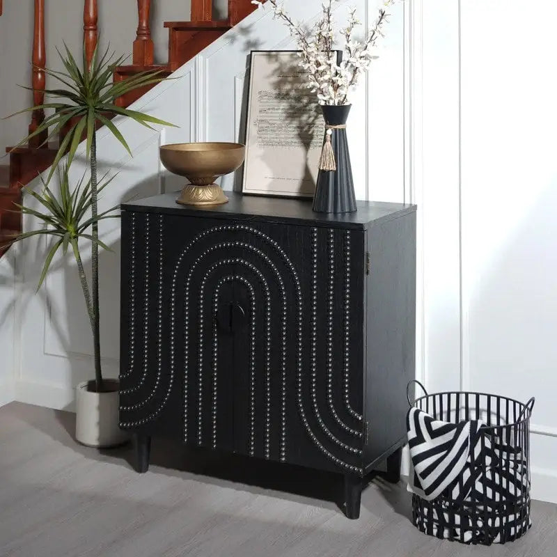 30 Accent Cabinet Wood Storage Buffet Cabinet for Living Room Bedroom or Entryway