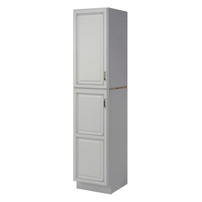Sunny Wood Riley 36 Wood Floor Standing Bathroom Linen Tower Top