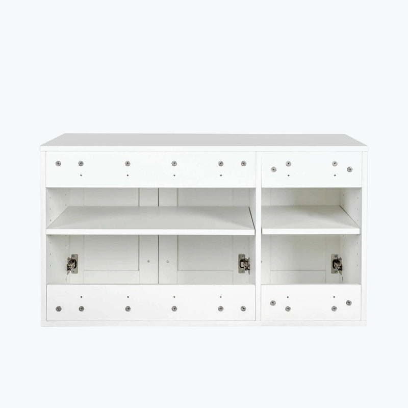 Stackable Wall Mounted Storage Cabinet,White