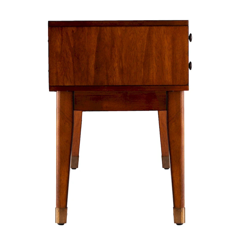 SEI Furniture Morgenstern Midcentury Modern Upholstered Storage Bench