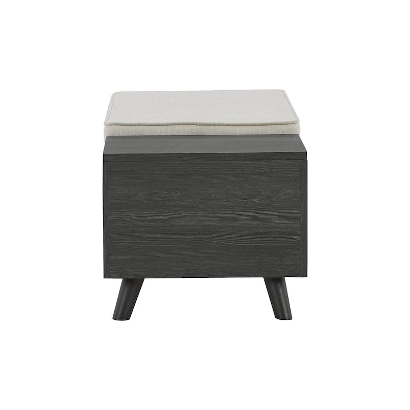 Ashley Furniture Yarlow Gray Storage Bench - 39W x 19D x 17H
