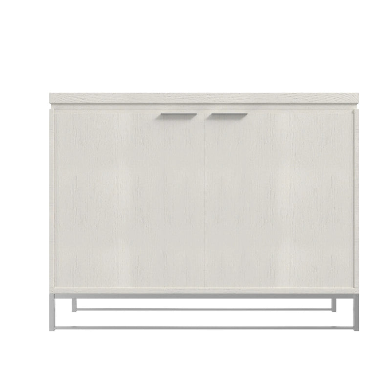Clihome Furniture Wood 2-Door Accent Cabinet