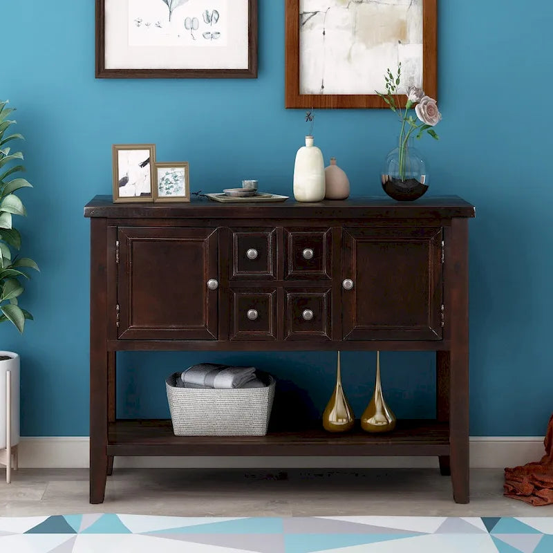 Cambridge Series Buffet with Bottom Shelf