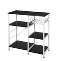 35.5 Kitchen Baker's Rack 3-Tier Microwave Stand Dark Brown