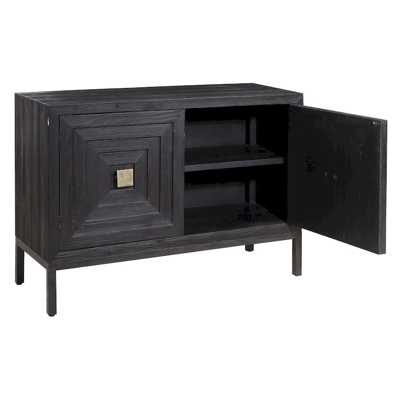 Uttermost Aiken Dark Walnut 2-door Cabinet