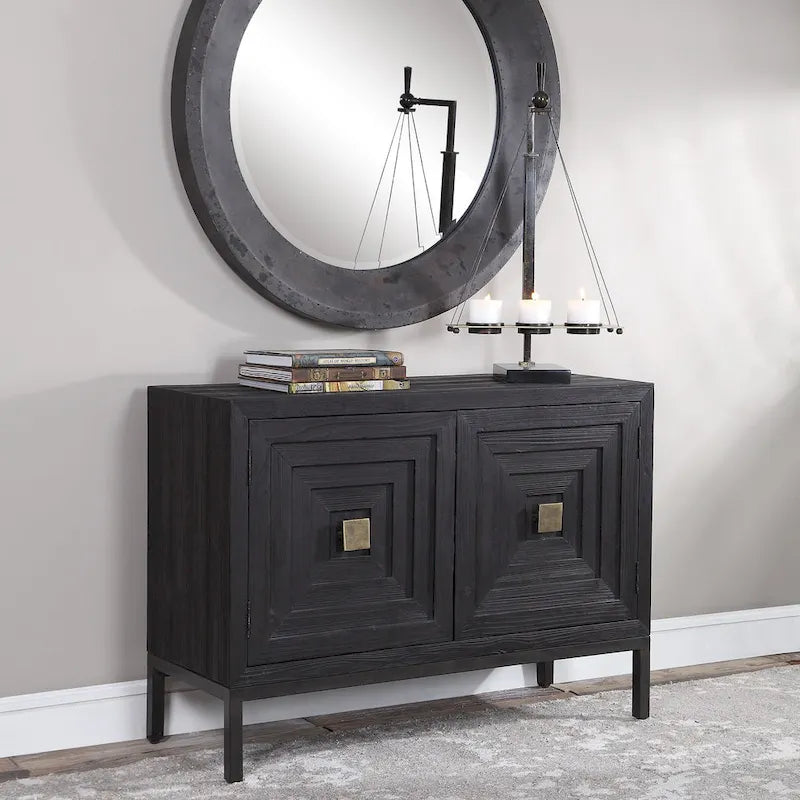 Uttermost Aiken Dark Walnut 2-door Cabinet