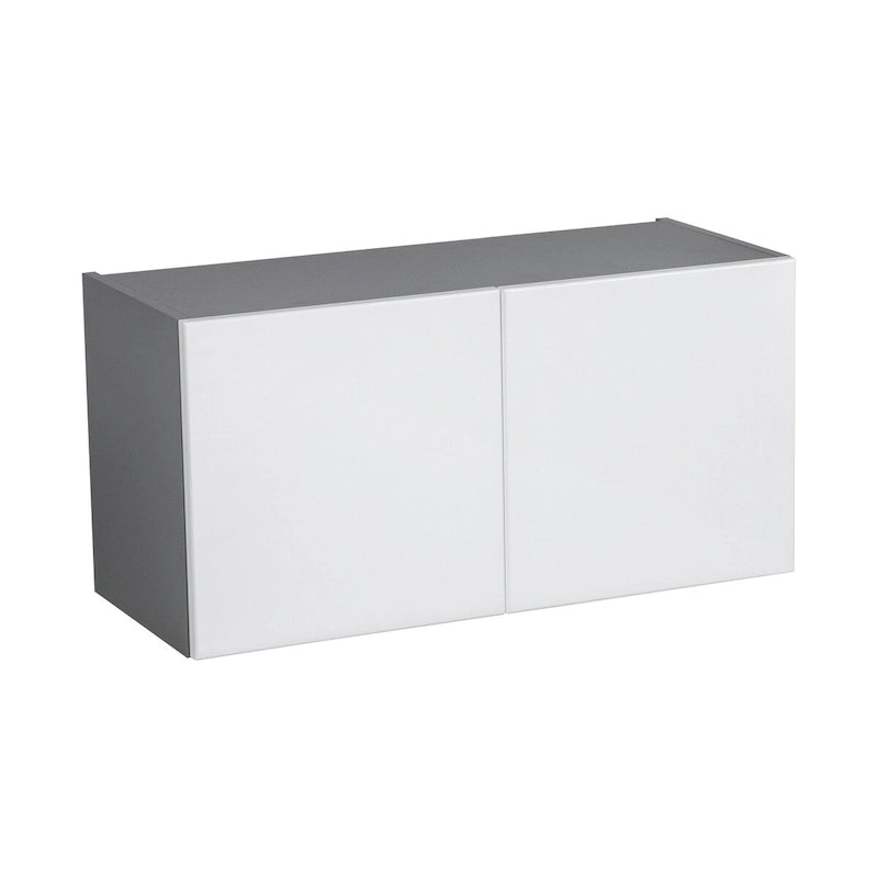 24 x 18 Wall Cabinet-Double Door-Grey - 24 x 18 x 12