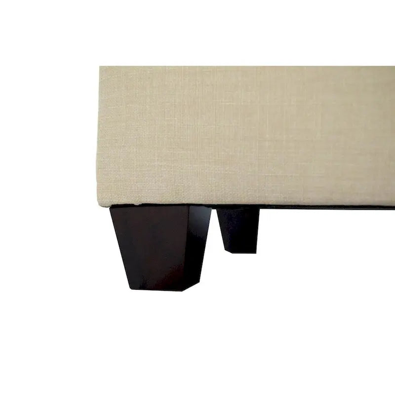 SOLE SECRET DUO Diamond Tufted Linen & Shoe Storage Bench - HTM100