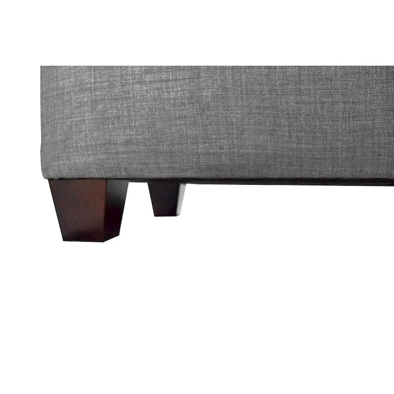 SOLE SECRET DUO Diamond Tufted Linen & Shoe Storage Bench - HTM100
