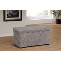 Angela Transitional Wood Storage Bench