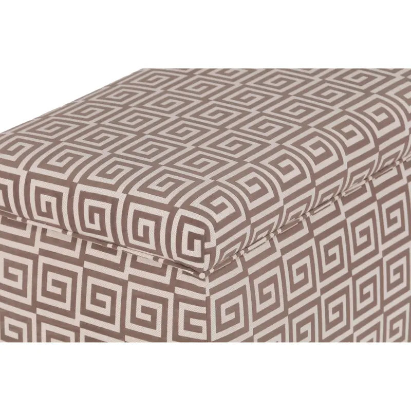 Angela Transitional Wood Storage Bench