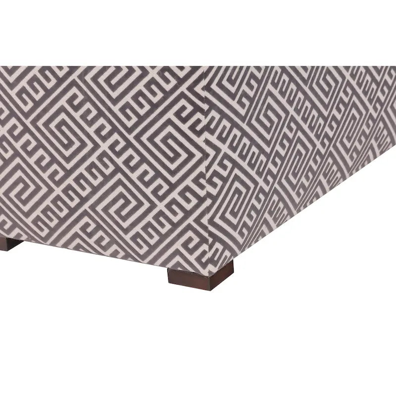 Angela Transitional Wood Storage Bench