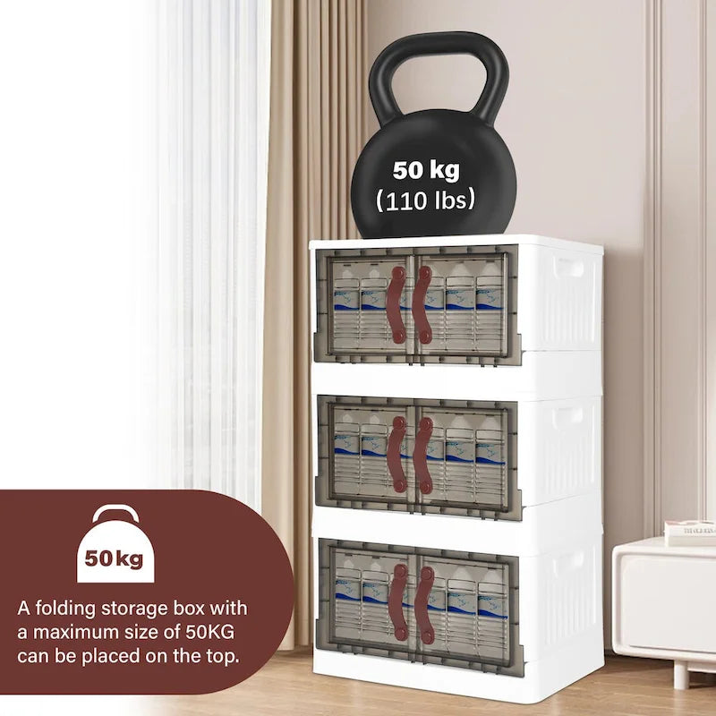 Plastic Storage Cabinet with Lids