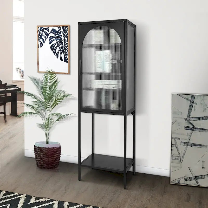Tempered Glass Door Cabinet