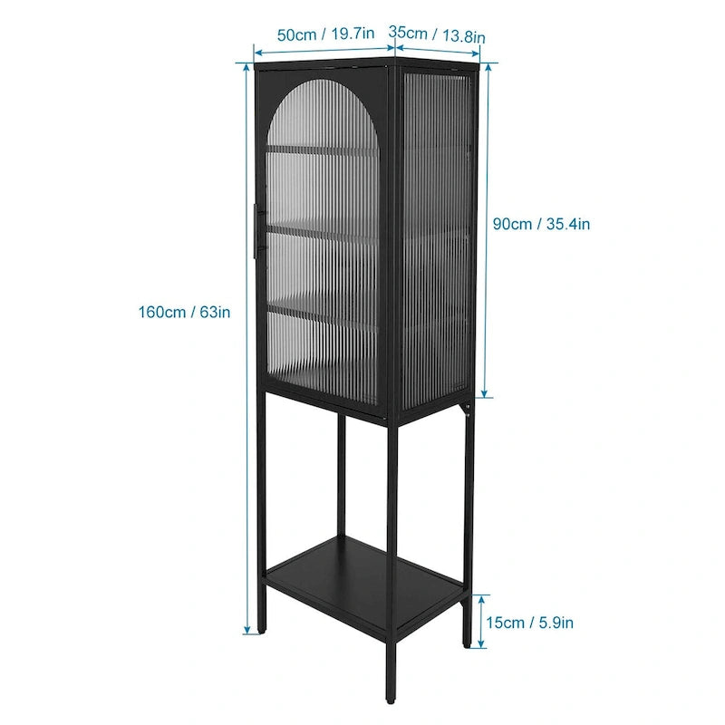 Tempered Glass Door Cabinet