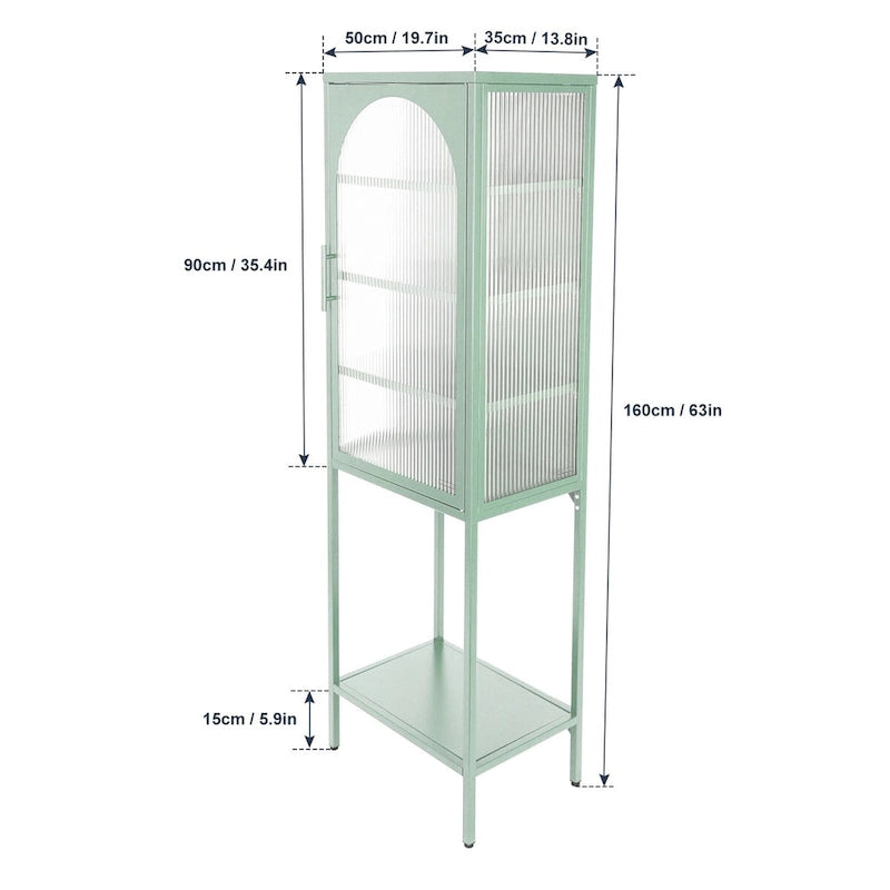 Tempered Glass Door Cabinet