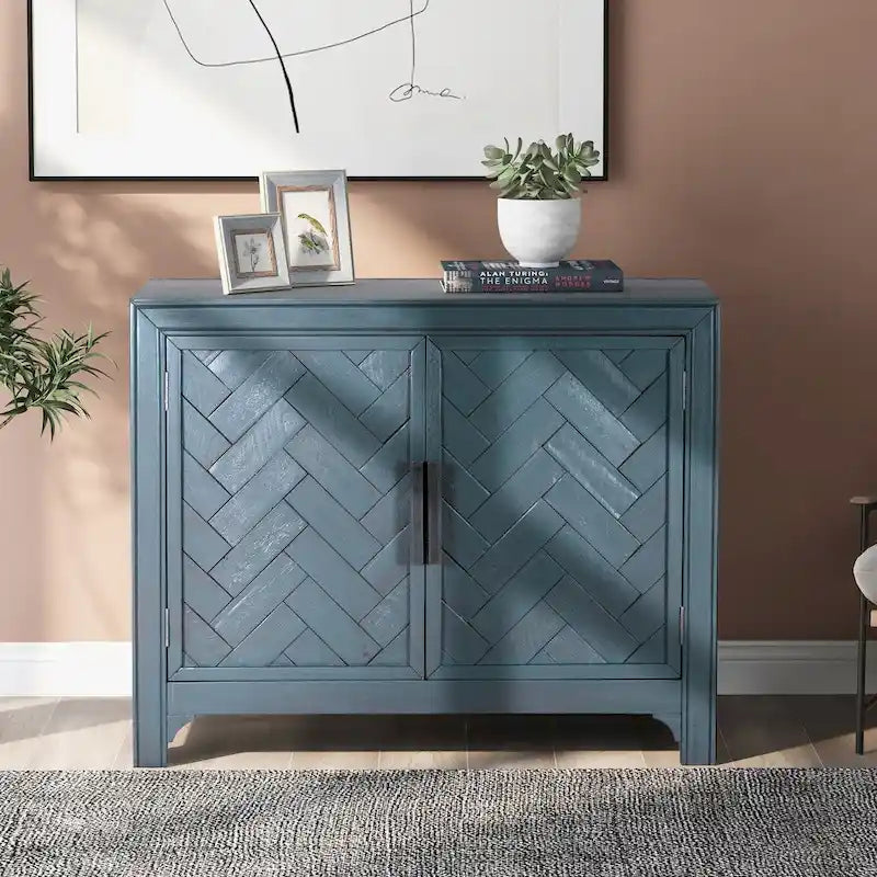 40 Modern Cabinets with Unique Design Doors with 1 Adjustable Shelves