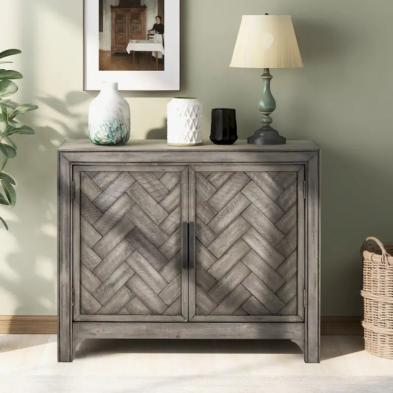 40 Modern Cabinets with Unique Design Doors with 1 Adjustable Shelves