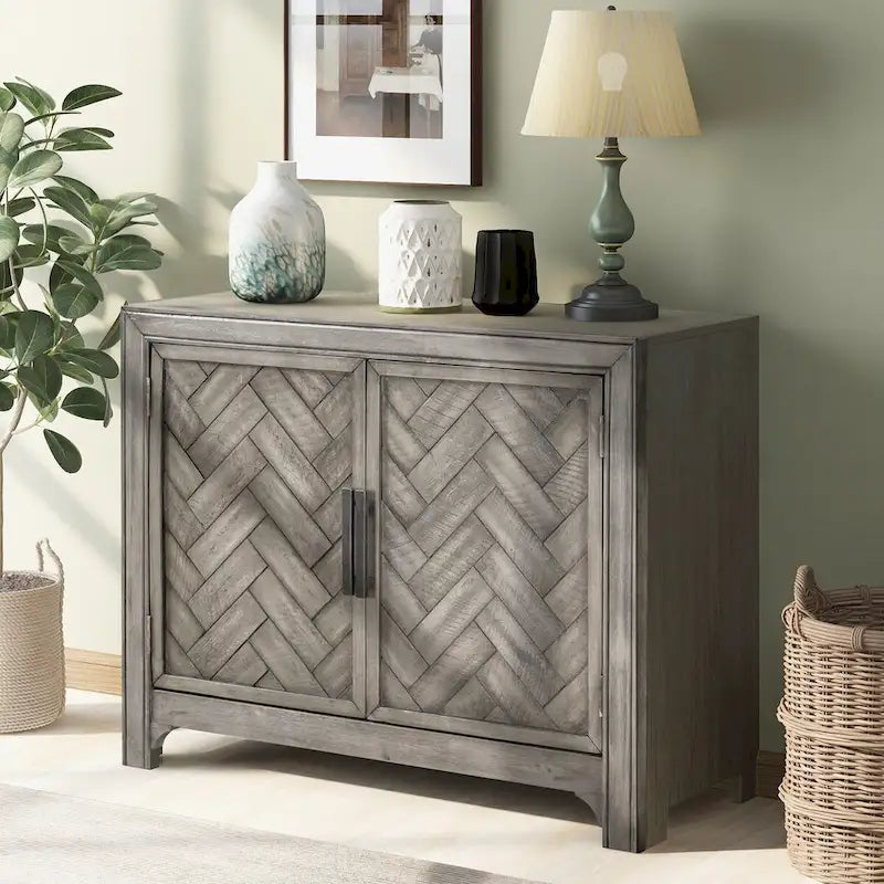 40 Modern Cabinets with Unique Design Doors with 1 Adjustable Shelves