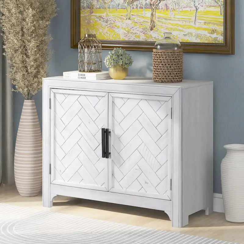 40 Modern Cabinets with Unique Design Doors with 1 Adjustable Shelves