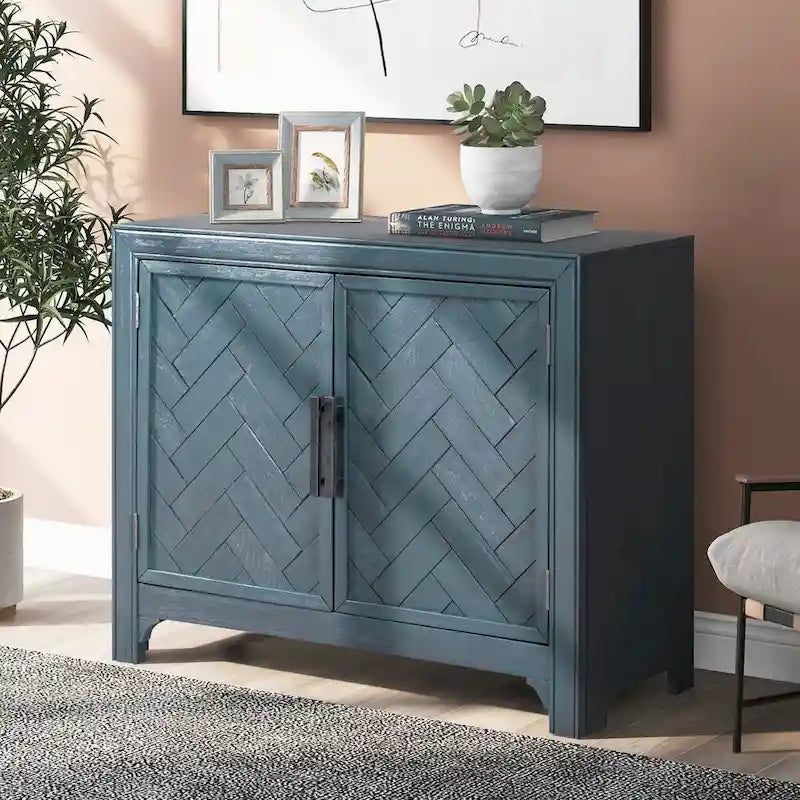 40 Modern Cabinets with Unique Design Doors with 1 Adjustable Shelves