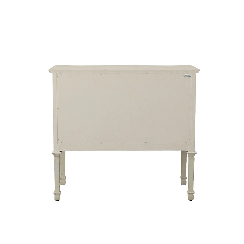 Willow 36 2-Door Server, Distressed Cream