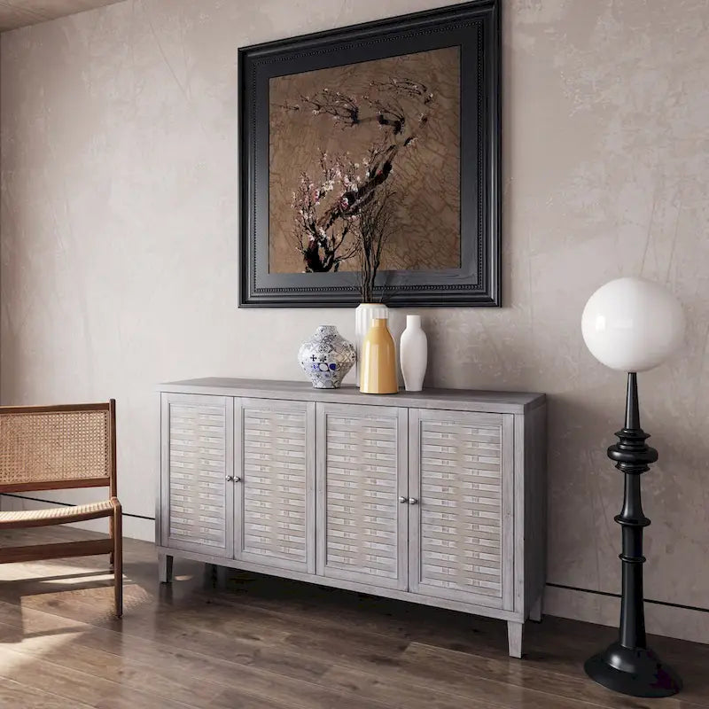 4 Door Wooden Cabinet
