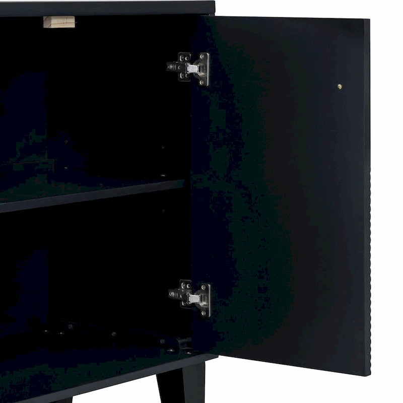 Light Luxury Cabinet with Geometric Patterns